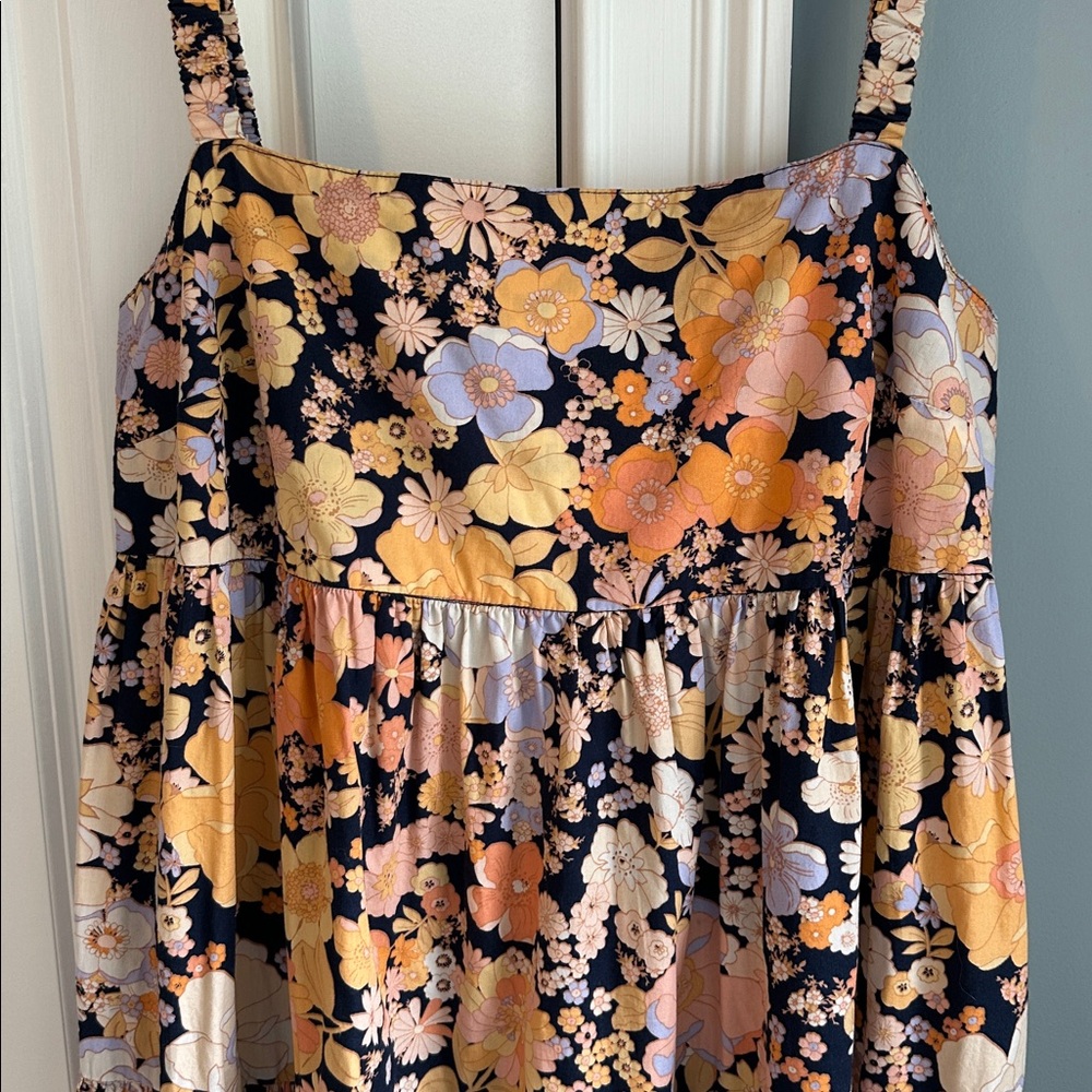 Free People Black Floral Maxi Dress - Picture 2 of 9